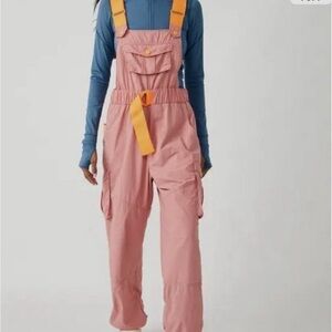 FP Movement pink meadow overall hiking size small